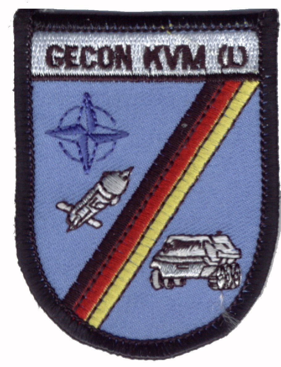 KVM allgemeines Abzeichen Deutsches Kontingent, farbig Deutsches